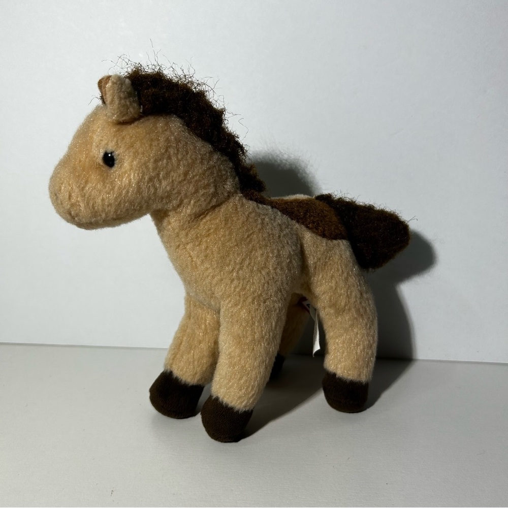 Douglas The Cuddle Toy Brown Standing Horse Plush Stuffed Animal Toy 8” Tall